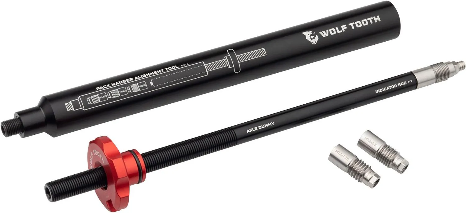 

Наборный инструмент для центровки подвеса под сквозную ось 12 мм Wolf Tooth Components, Black
