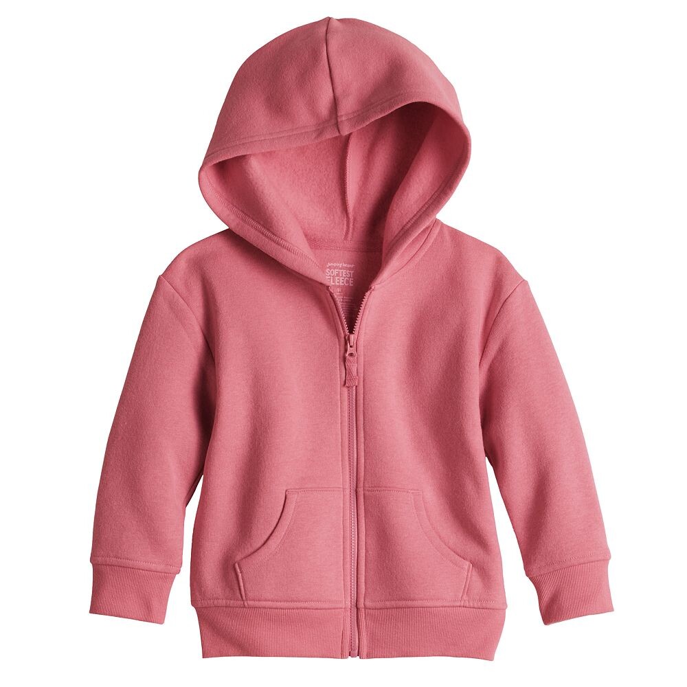 

Флисовая толстовка на молнии Jumping Beans для девочек 4–12 лет, цвет Calligraphy Pink