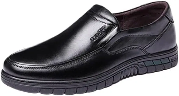 Мужские лоферы Leather Loafers, Black DHFIRUFSHLO