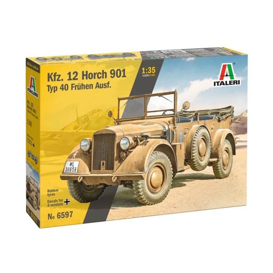 

Кфз. 12 Horch 901 Typ 40 Fruhen Ausf., Military Vehicles (1:35) (Italeri)