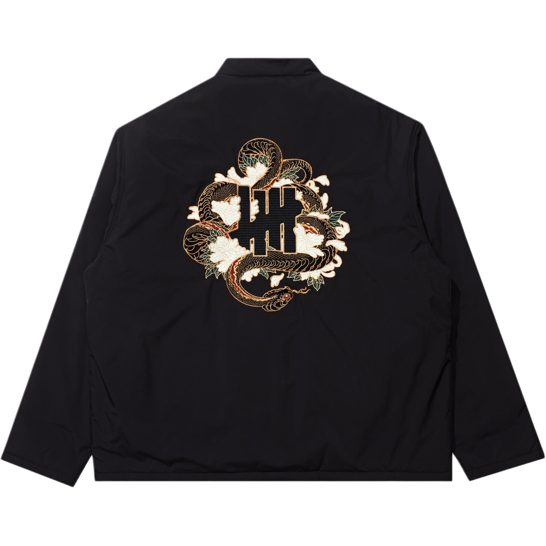 

UNDEFEATED Пуховик из коллекции к году змеи унисекс черный, Black