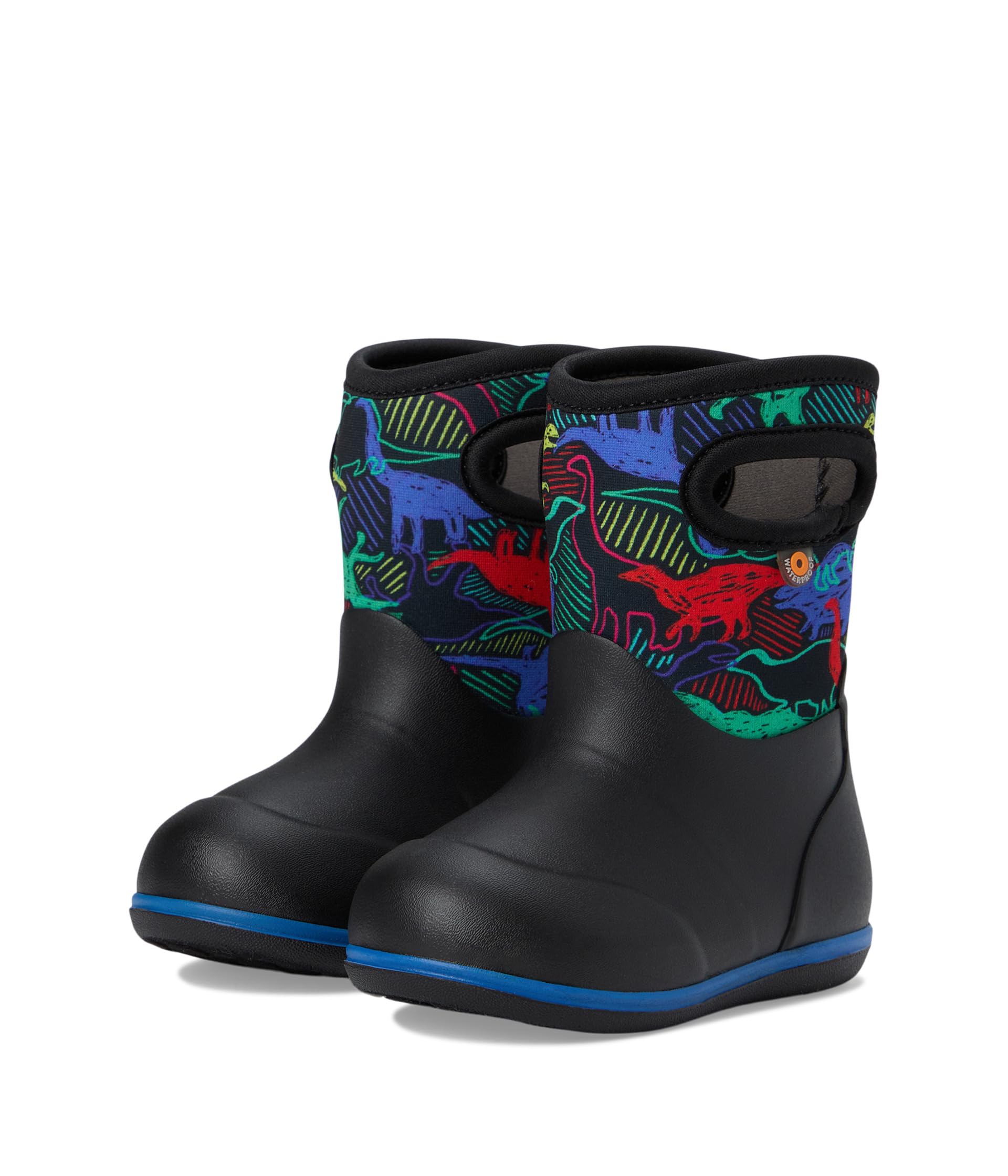 

Ботинки Bogs Kids Baby Classic Neon Dino, цвет Black Multi 1