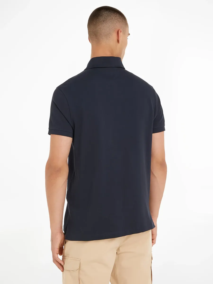 Рубашка-поло Tommy Hilfiger "1985 REGULAR POLO" из высококачественного хлопкового пике, цвет Desert Sky — фото 2