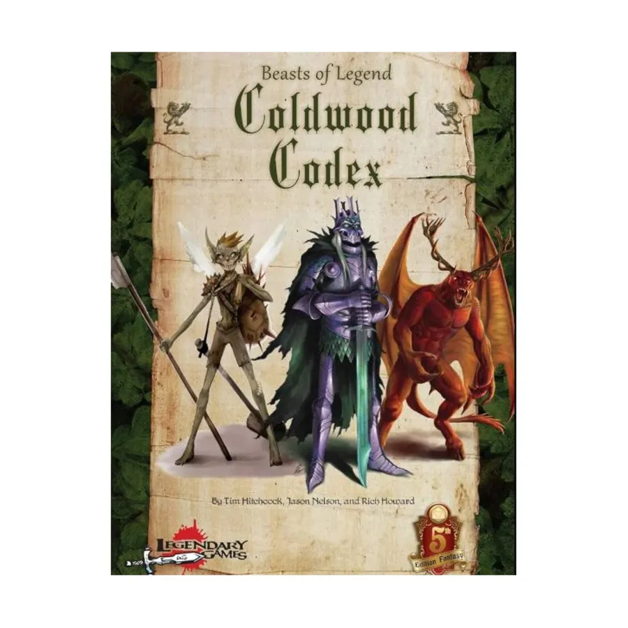 

Beasts of Legend - Coldwood Codex (5E), Dungeons & Dragons (5th Edition) - Beasts of Legend (Legendary Games), мягкая обложка