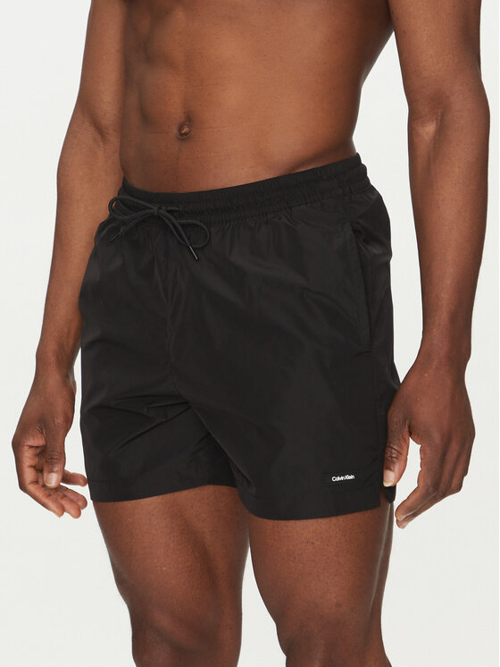 

Шорты для плавания стандартный крой KM0KM01111 Calvin Klein Swimwear, черный