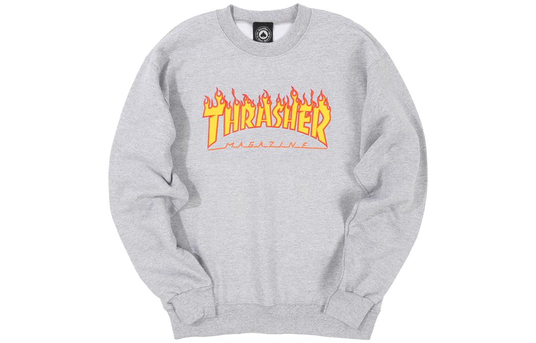 

Свитшот унисекс серые Thrasher, серый