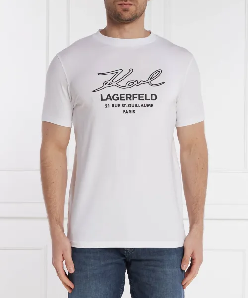 

Футболка Regular fit Karl Lagerfeld, белый