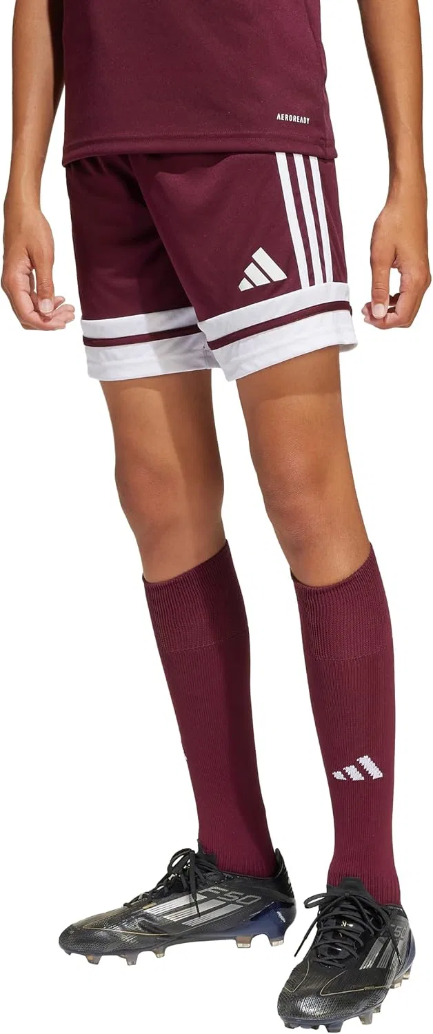 Adidas Originals Детские шорты Adidas Squadra 25, Team Maroon/White