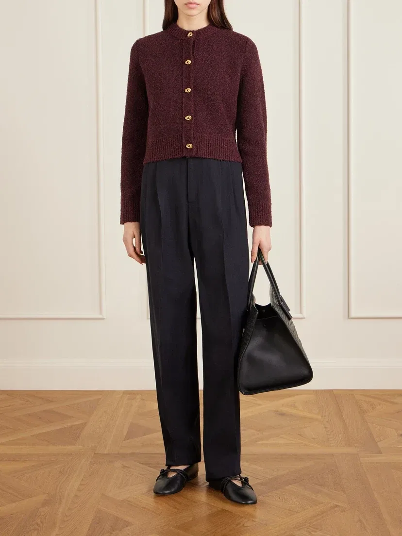 Кожаная сумка-тоут Barbara Intrecciato BOTTEGA VENETA, черный — фото 3