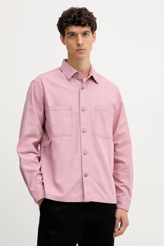 

Джинсовая рубашка United Colors Of Benetton, розовый