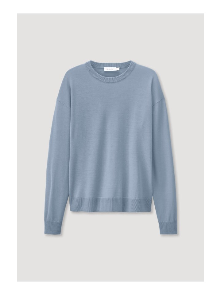 

Пуловер Hessnatur Regular, цвет helles jeansblau