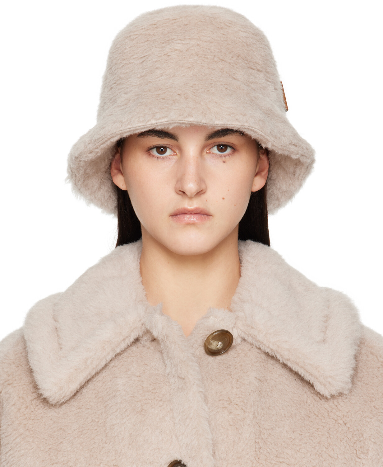 

Бежевая шляпа Figura Bucket Max Mara