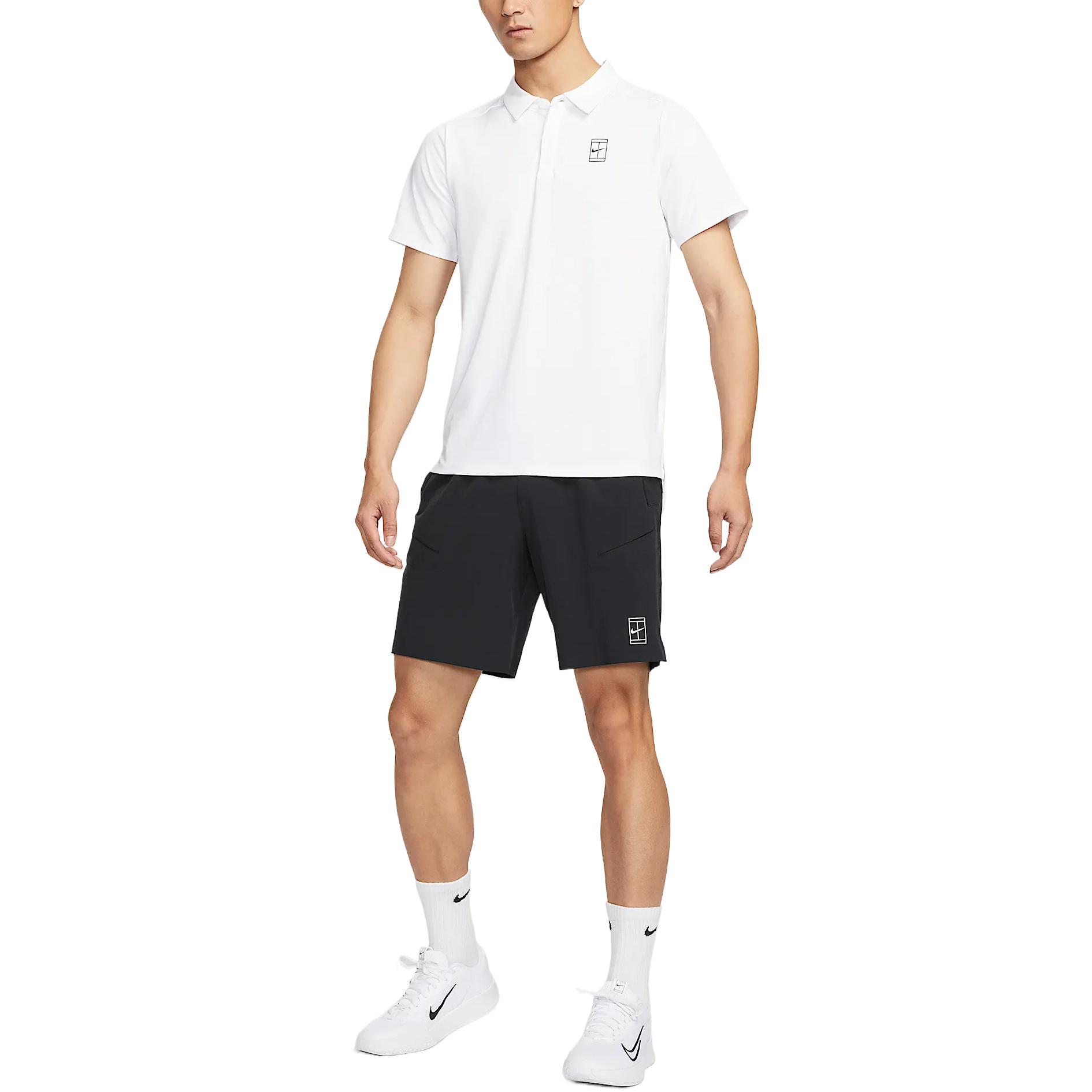 Футболка мужская Nike Court Advantage Dri-FIT, белый — фото 4