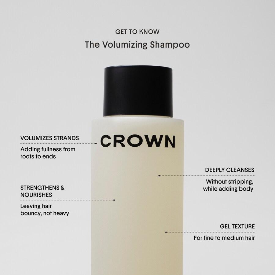 Шампунь для придания объема жирным и безжизненным волосам. Crown Affair, 8 oz /237 ml — фото 4