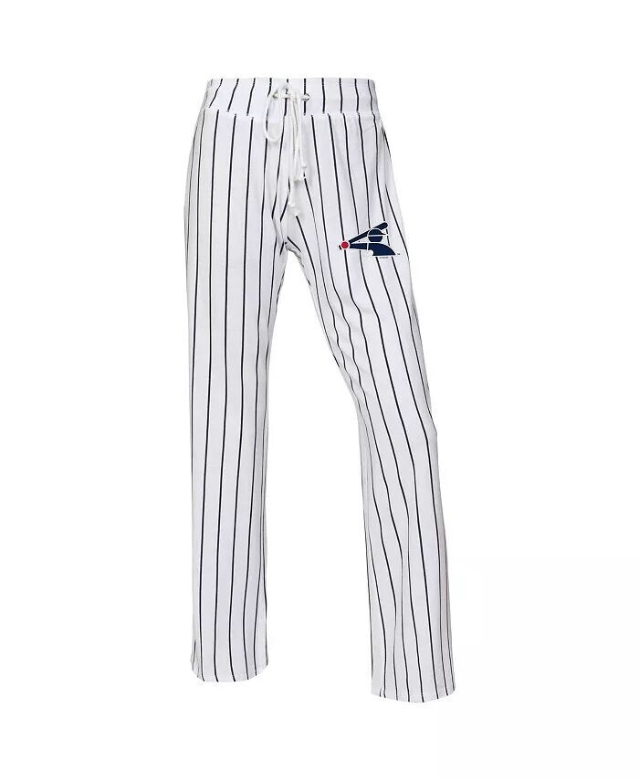 

Женские белые ночные брюки в тонкую полоску Chicago White Sox Vigor Concepts Sport