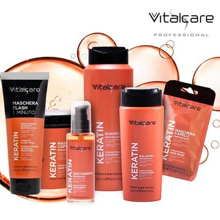 Ipershop Express Vitalcare Keratin Mask Flash 1 Minute Интенсивное лечение Укрепление 190 мл — фото 3