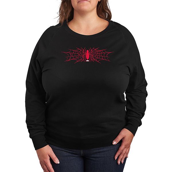 

Футболка с длинным рукавом Spider-Man French Terry plus size Marvel, Black