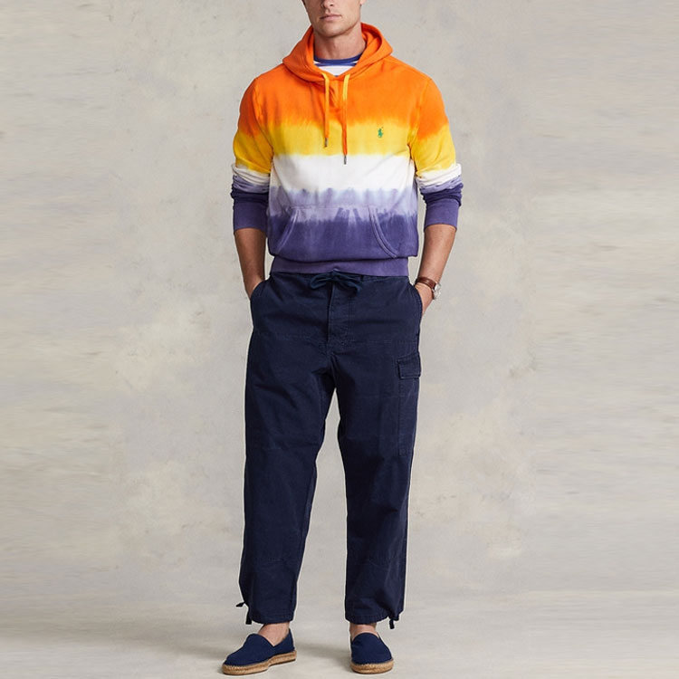 Polo Ralph Lauren Повседневные брюки мужские синие — фото 4