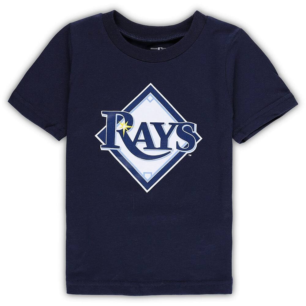 

Темно-синяя футболка с логотипом Tampa Bay Rays Team Crew для малышей Outerstuff, цвет Ray Navy