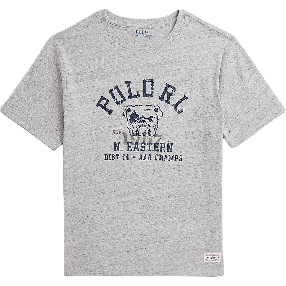 Футболка серая детская Polo Ralph Lauren — фото 2