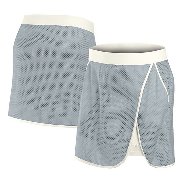 

Женская серая юбка-шорты Pittsburgh Steelers Studio Wellness Fanatics