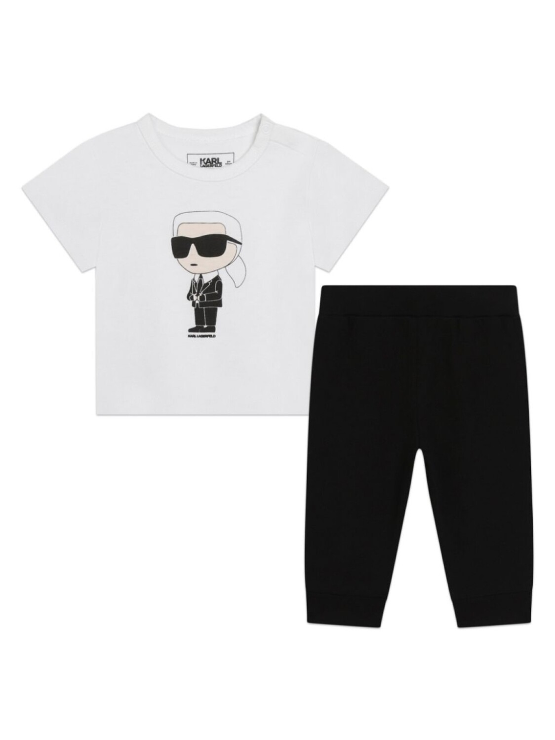 

Karl Lagerfeld Kids комплект K/Ikonik из топа и легинсов, черный