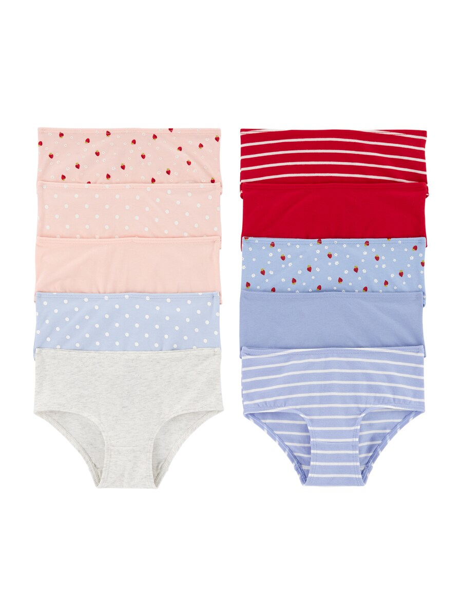

Трусы Carter's, цвет Light blue/mottled grey/Rose/Light red