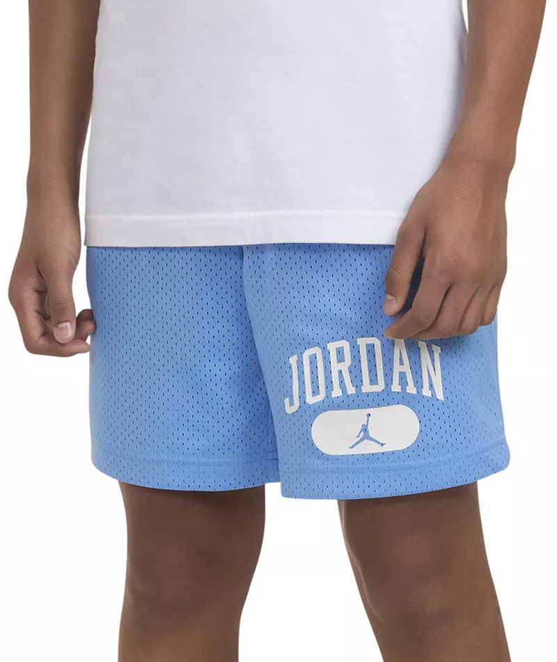 

Детские шорты из полиэтилена с сеткой Jordan, цвет University Blue