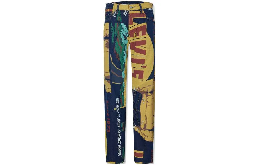 Джинсы мужские с граффити Levis, Graffiti Print