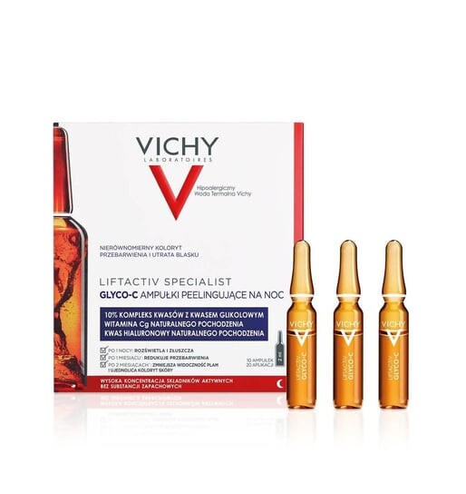 

Концентрированный ночной пилинг, ампулы, 10 х 2 мл Vichy Liftactiv Glyco-C
