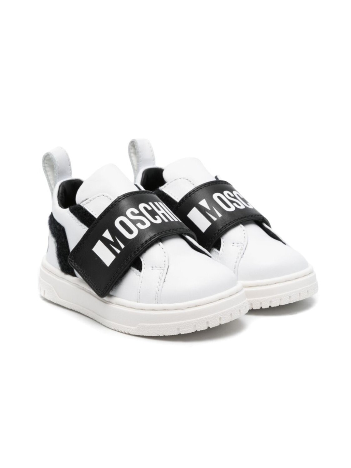 

Кроссовки с логотипом Moschino Kids, белый