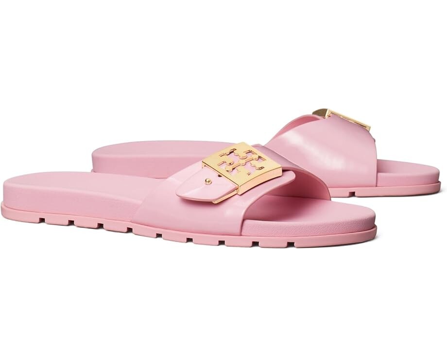 Сандалии Tory Burch Buckle Slide, цвет Rosa Candy/Rosa Candy/Rosa Candy
