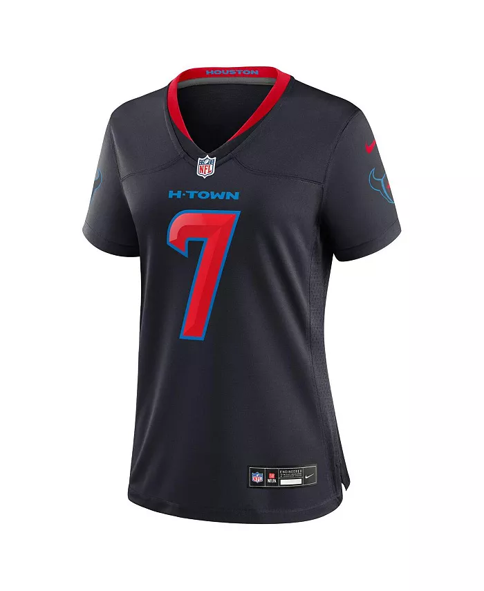 Женская запасная игровая майка CJ Stroud Houston Texans Nike, синий — фото 3