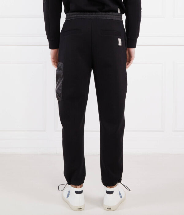 Спортивные штаны мужские Emporio Armani с кулисками, черный — фото 4