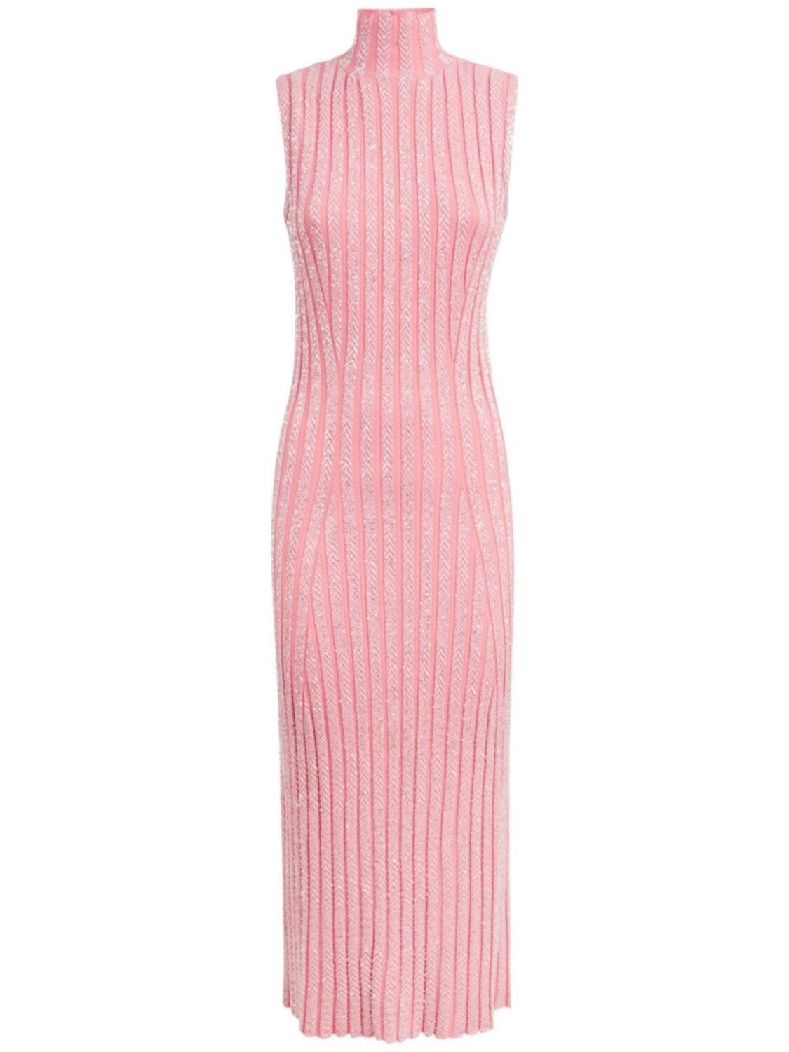 

Missoni миди-платье без рукавов с пайетками, розовый