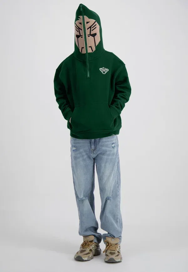 Детская маска-худи Hoodie Black Bananas, зелёный — фото 3