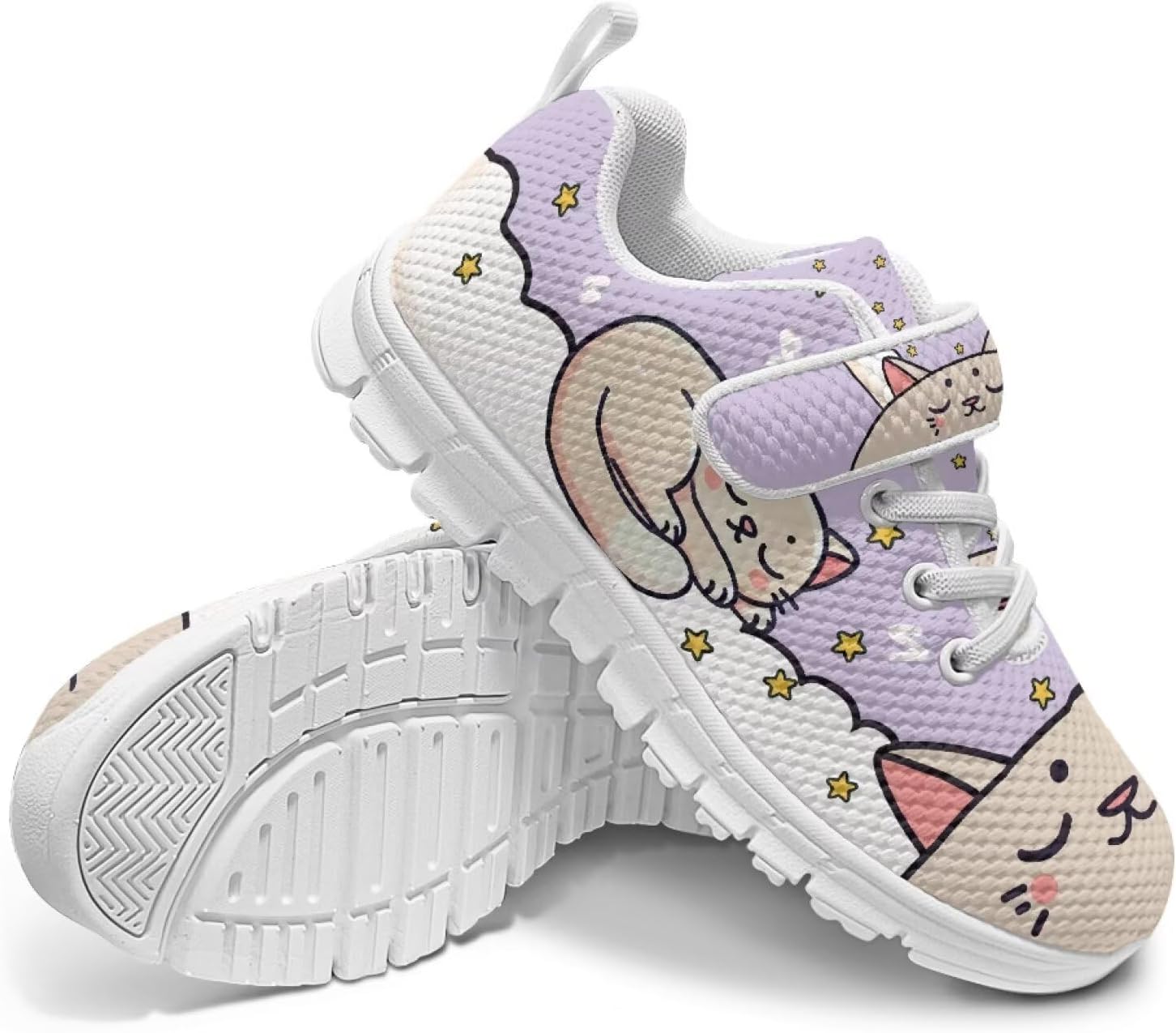 

Кроссовки для мальчиков и девочек, детская обувь из сетчатого материала, унисекс, легкие, дышащие, для бега, тенниса и фитнеса, с одной пряжкой для малышей, маленьких и больших детей, белая подошва Ocwfudsx