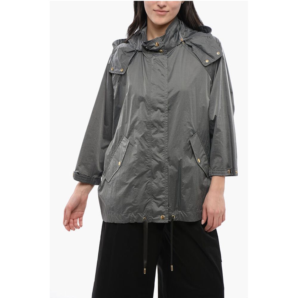

Ветровка CRINKLE со съемным капюшоном Woolrich, Gray