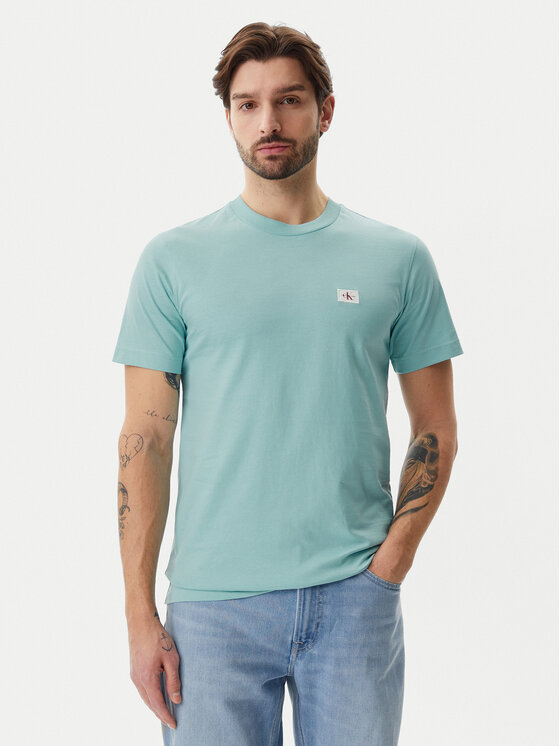 

Футболка обычного кроя J30J327100 Calvin Klein Jeans, голубой