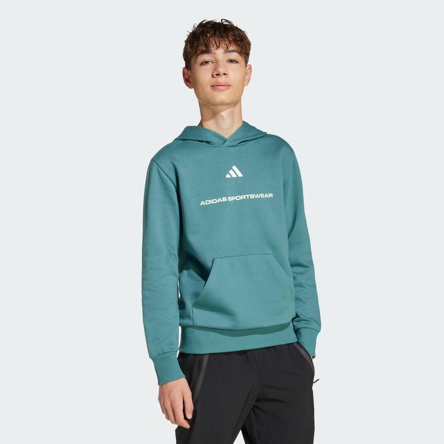 

Толстовка с капюшоном adidas Slogan Fleece