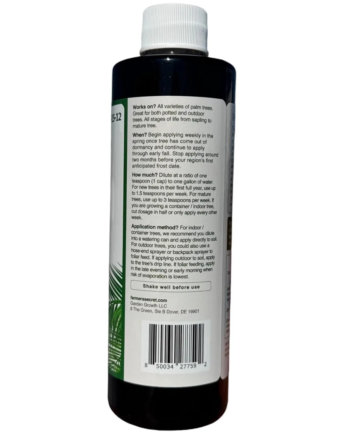 Лосьон для тела Palm Tree 8 oz Farmer's Secret — фото 3