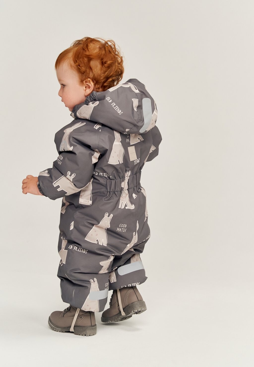 

Комбинезон зимний SNOWSUITS HERO Leokid, серый
