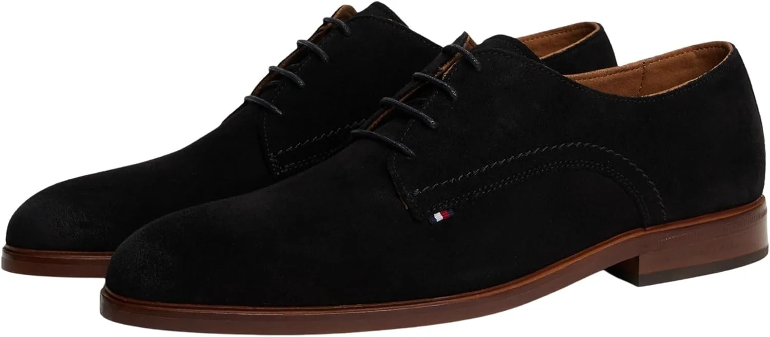 Мужские ботильоны Tommy Hilfiger Hilfiger Fm0fm05725, лоферы-дерби, черный — фото 4