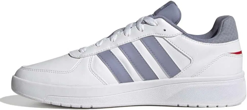 Мужские кроссовки Adidas Courtbeat, Ftwr White Silver Violet Better Scarlet — фото 4