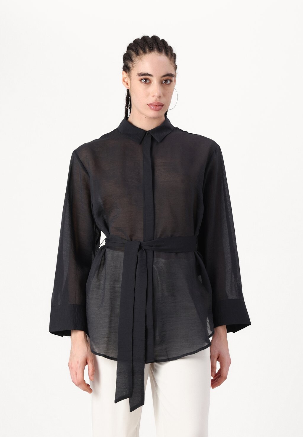

Блузка на пуговицах CARCELLA SHIRT MSCH Copenhagen, черный