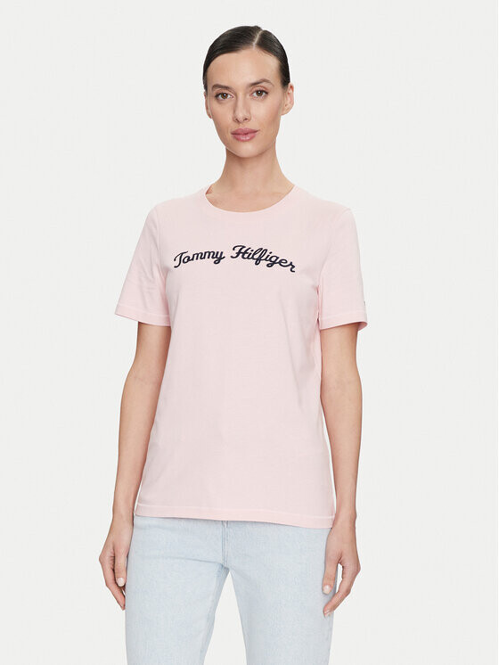 

Футболка стандартного кроя Tommy Hilfiger, розовый