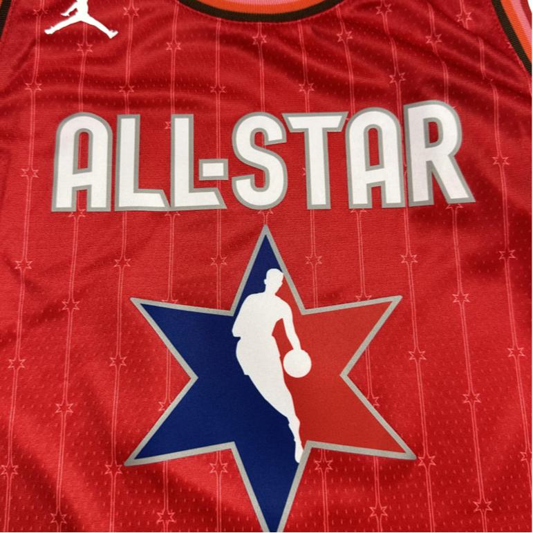 Майка nba all star chicago для подростков Jordan, красный — фото 4