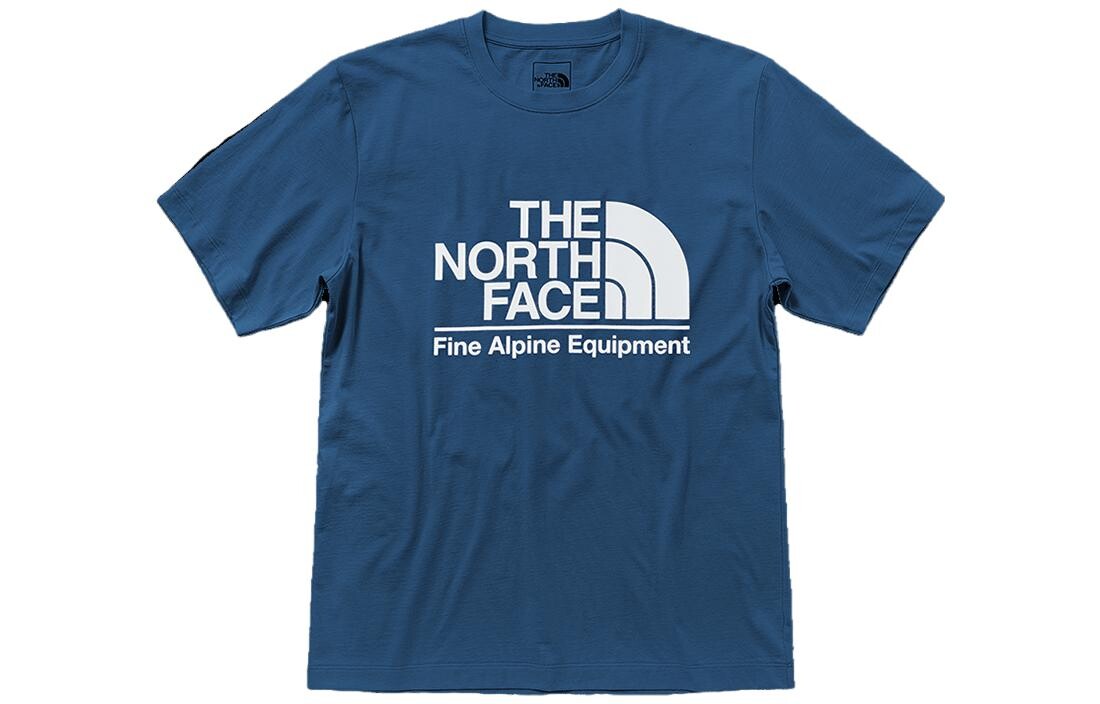 

Футболка унисекс синяя The North Face, синий