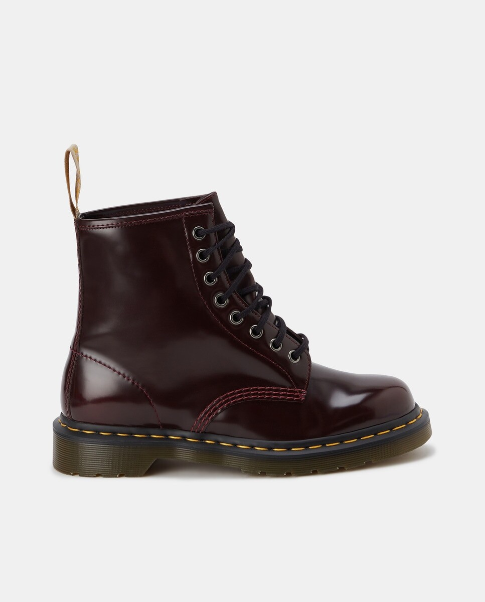 

Женские ботинки из веганской кожи бордового цвета Dr. Martens, гранатовый, Красный, Женские ботинки из веганской кожи бордового цвета Dr. Martens, гранатовый