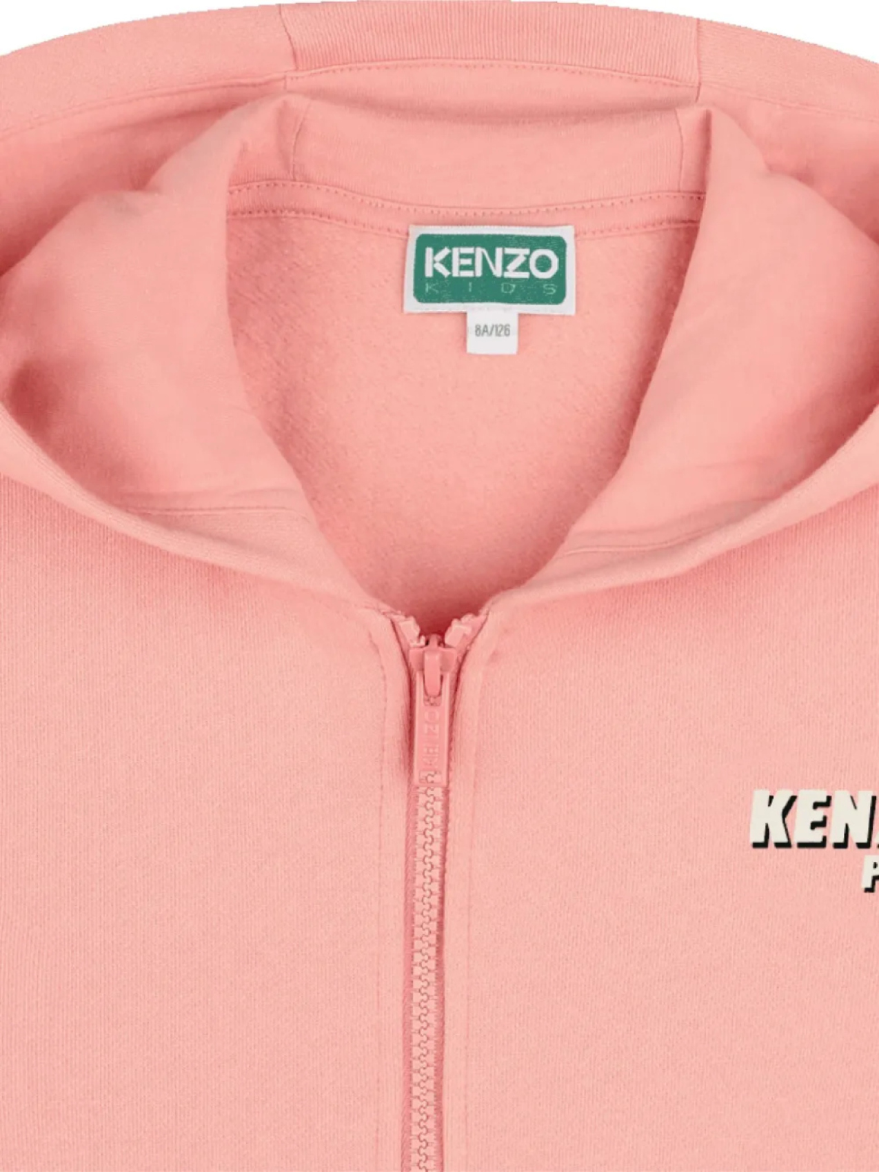 Kenzo Kids худи с цветочным принтом, розовый — фото 2